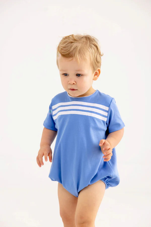 The Beaufort Bonnet Company - Sir Proper’s Romper - Woven Yarn - Sunrise Blvd. Blue