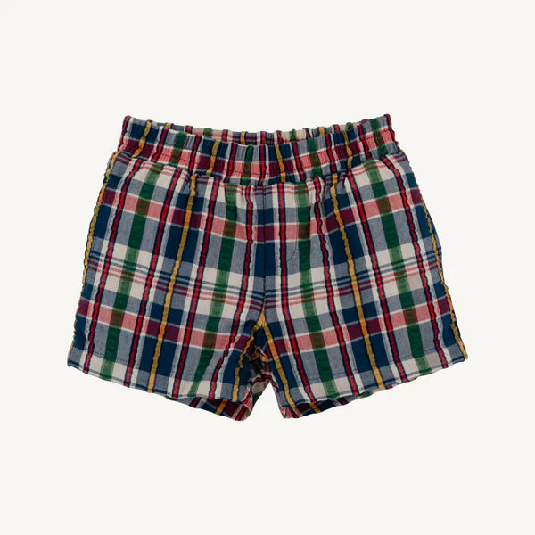 The Beaufort Bonnet Company - Sheffield Shorts - Gramercy Park Plaid Seersucker