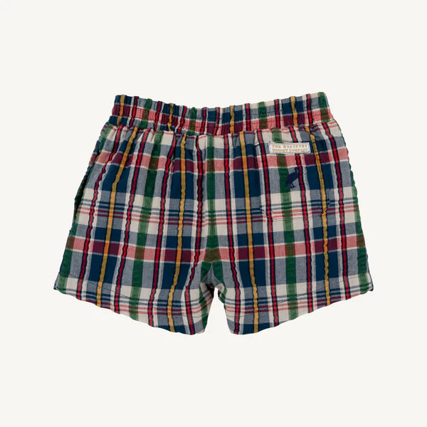 The Beaufort Bonnet Company - Sheffield Shorts - Gramercy Park Plaid Seersucker