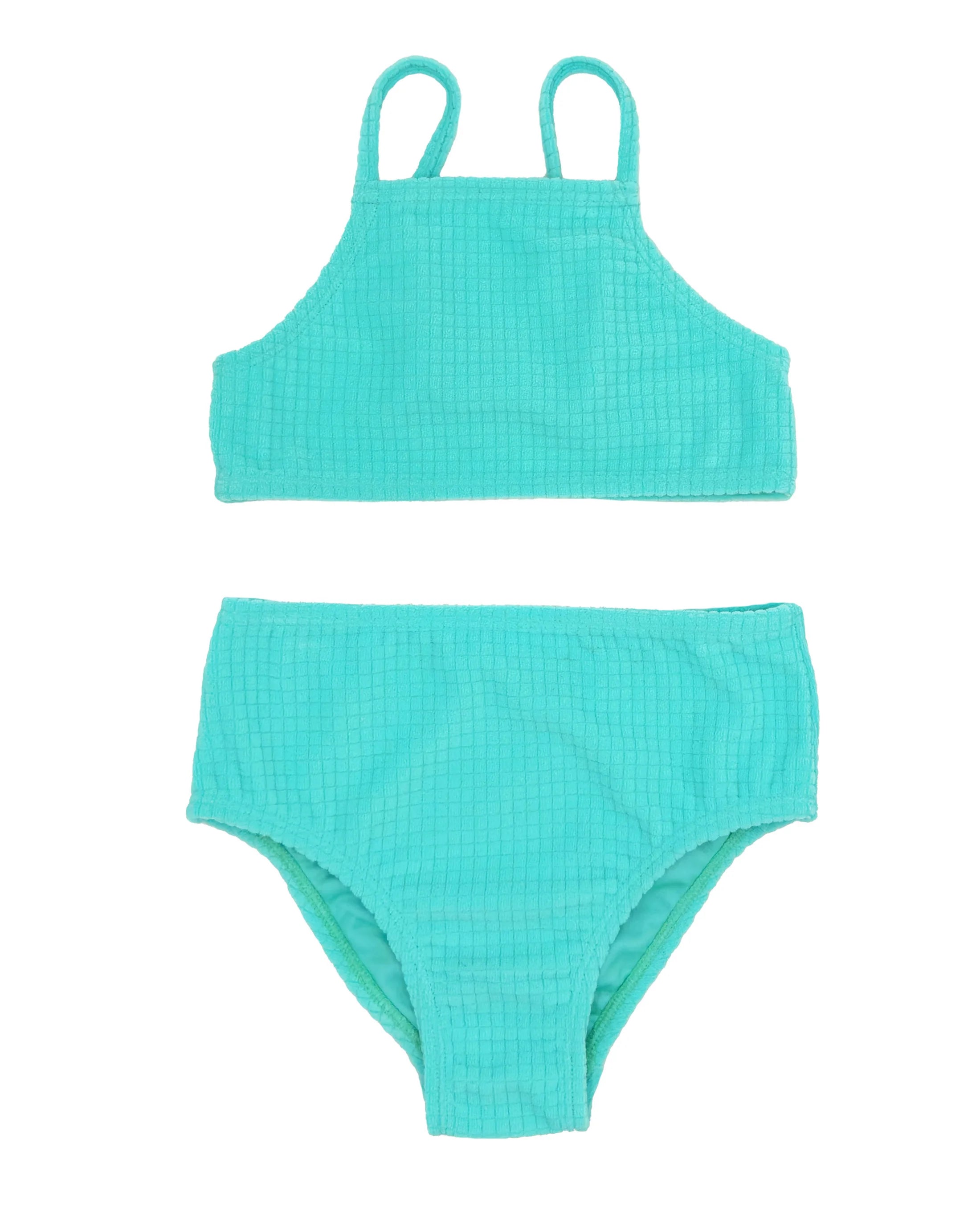 Feather 4 Arrow - T-Street Terry Bikini - Pool Blue