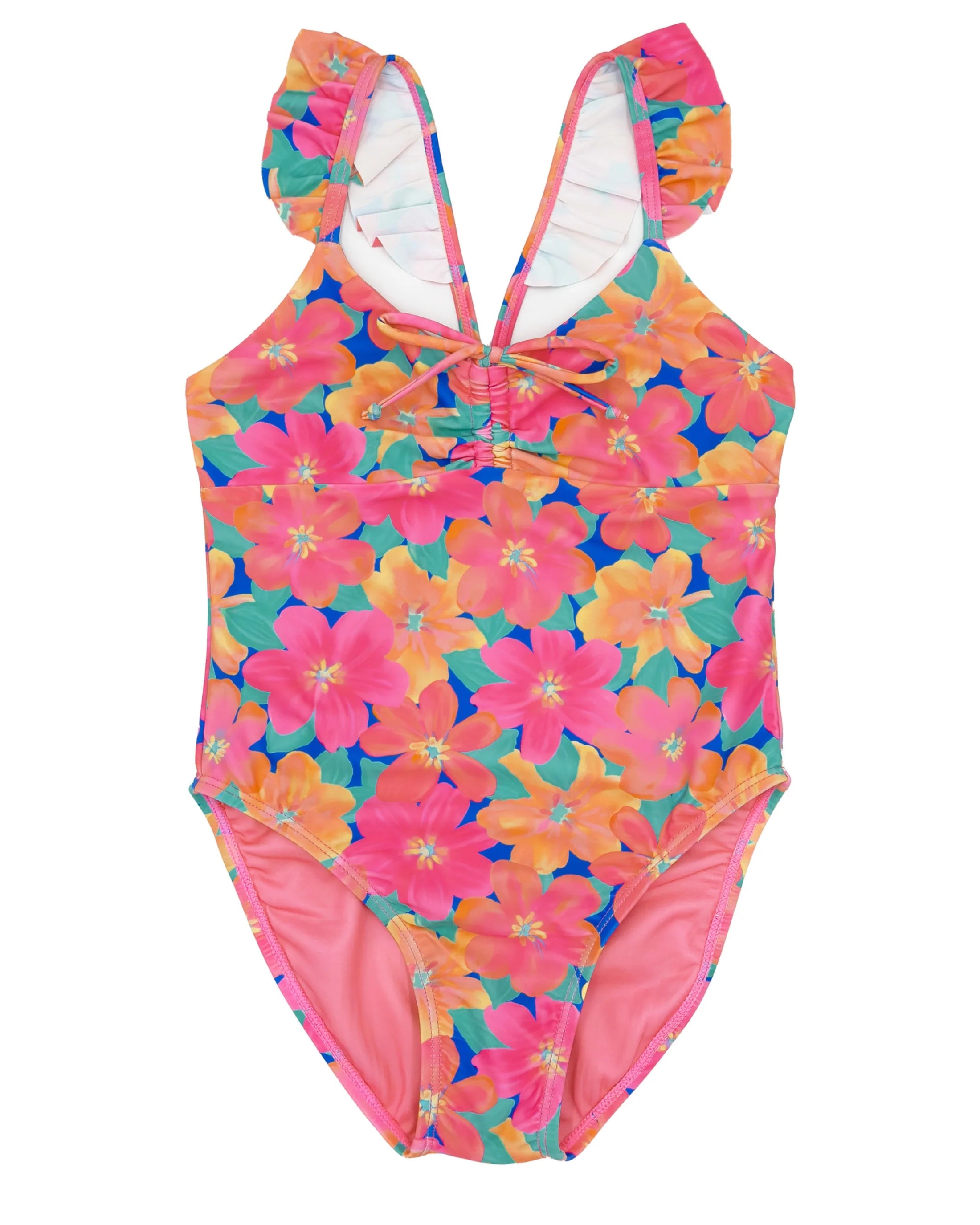 Feather 4 Arrow - In A Cinch One-Piece - Pink Carnation