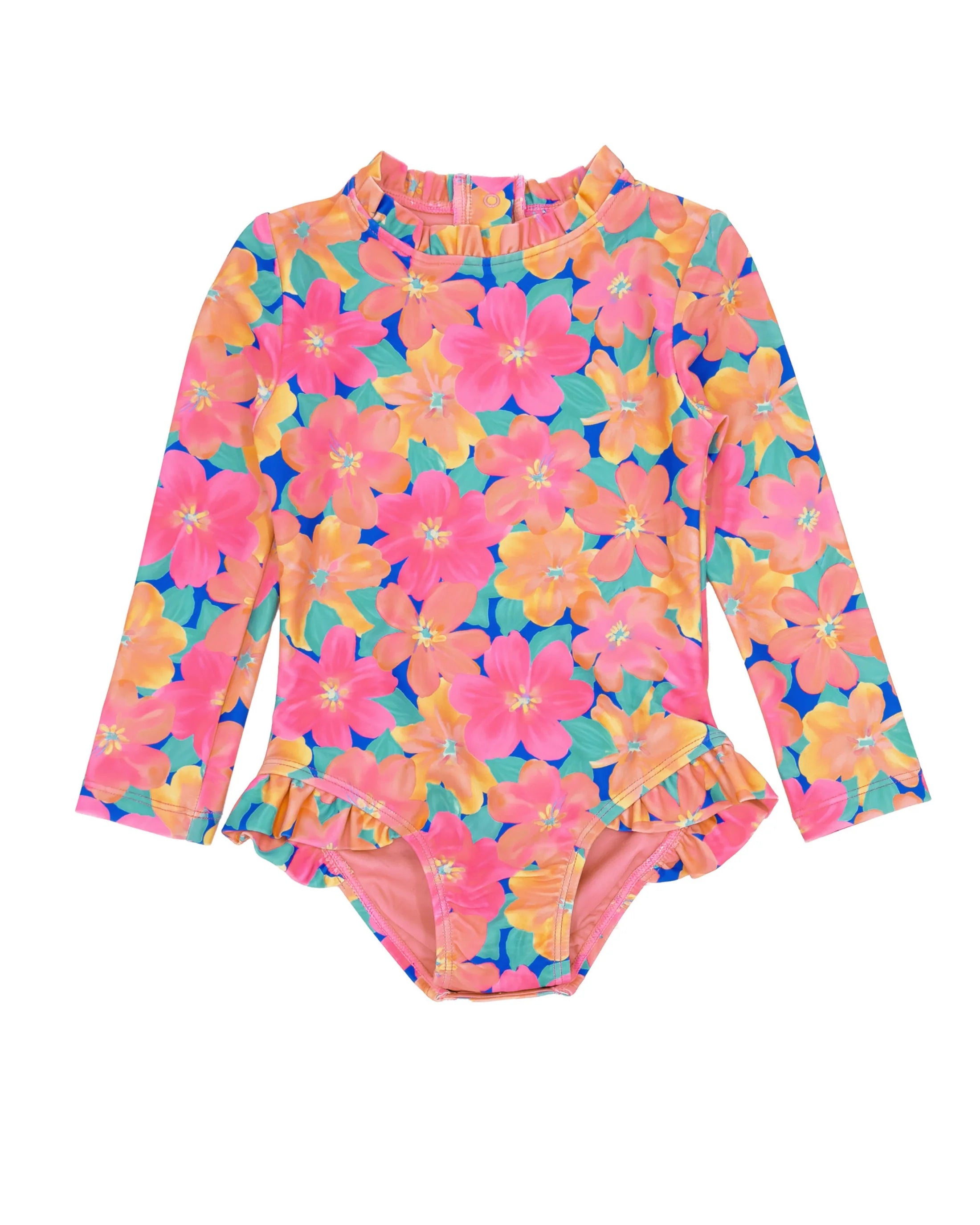 Feather 4 Arrow - Frill Chaser Surf Suit - Pink Carnation