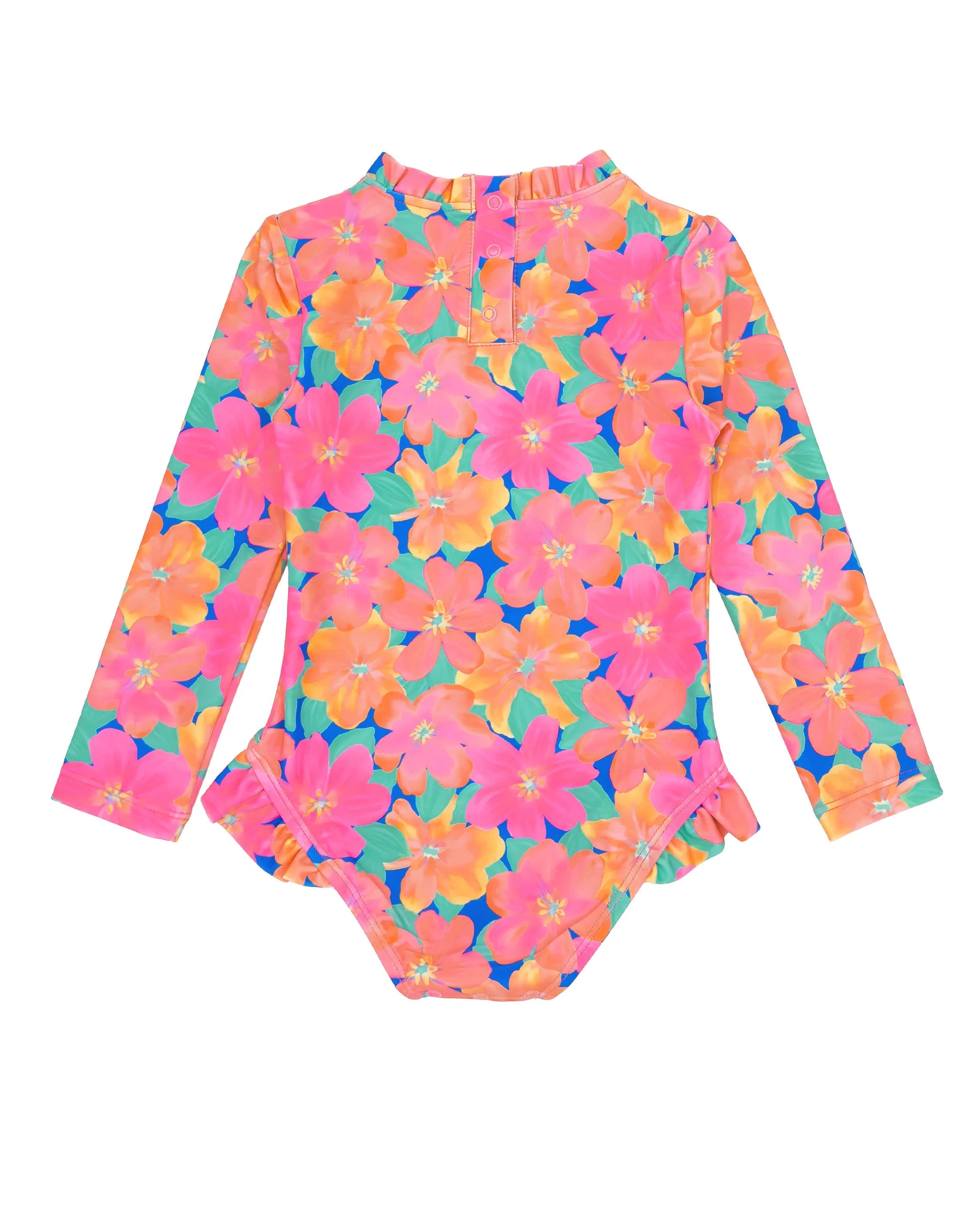 Feather 4 Arrow - Frill Chaser Surf Suit - Pink Carnation