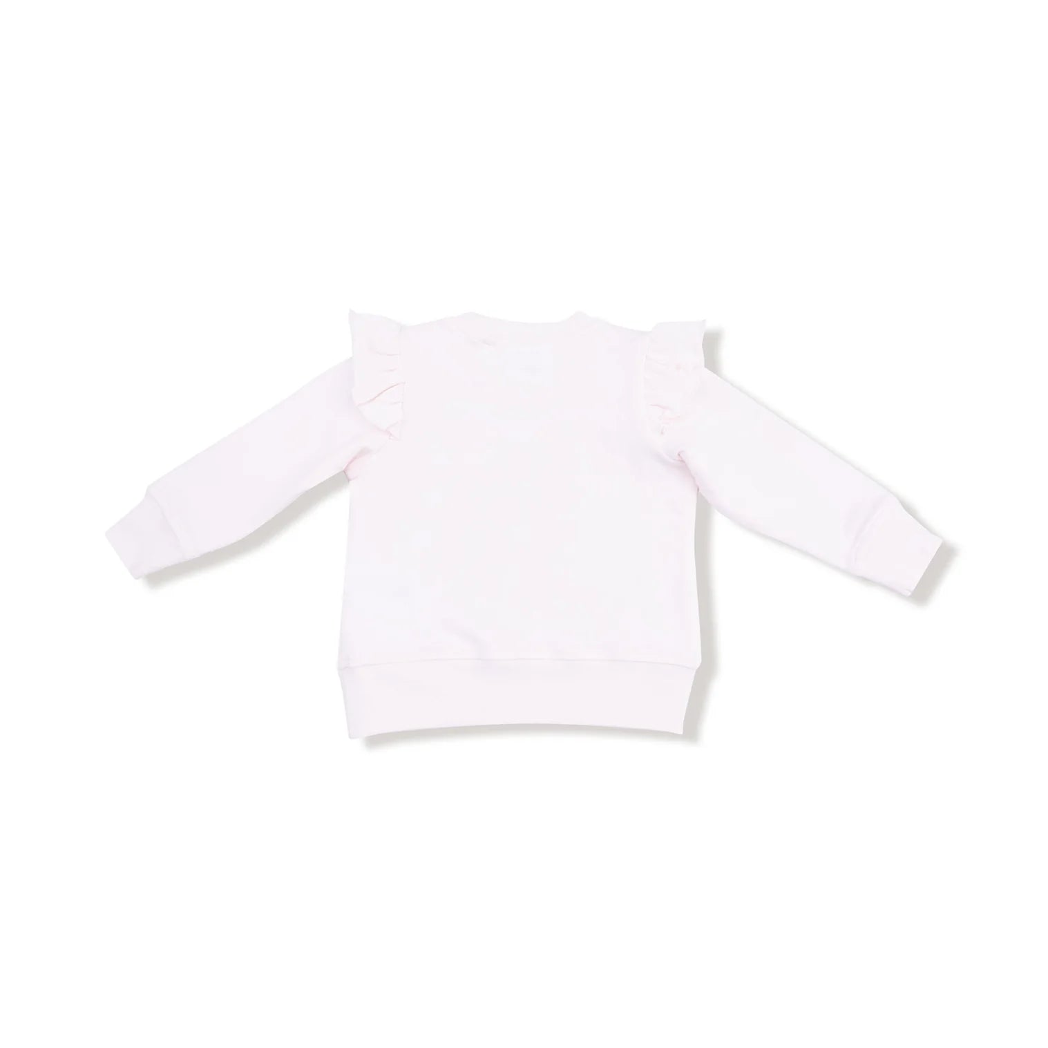 Angel Dear - Ruffle Sweatshirt with Bow Appliqué - Pretty Bows