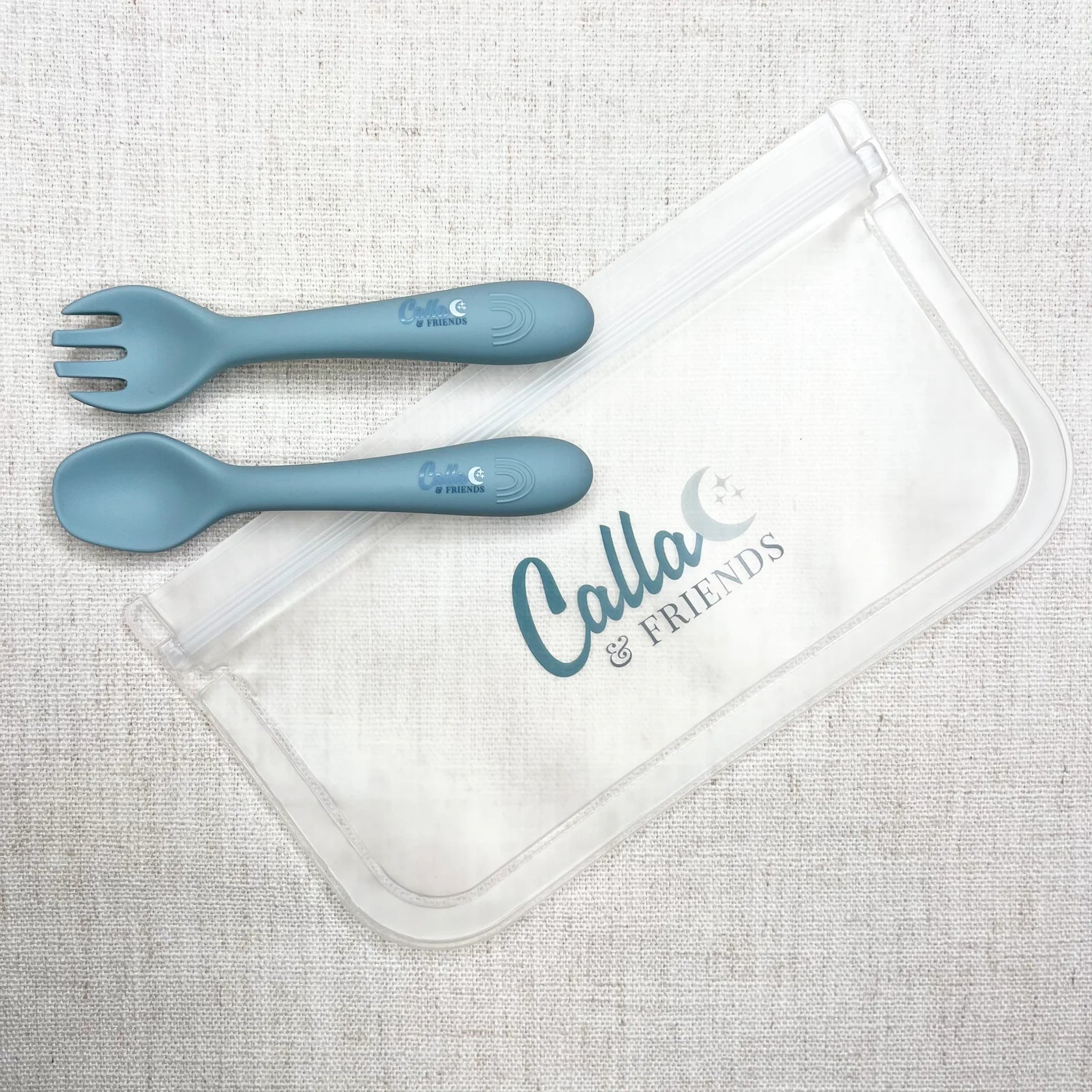 My First Silicone Utensils - Powder Blue