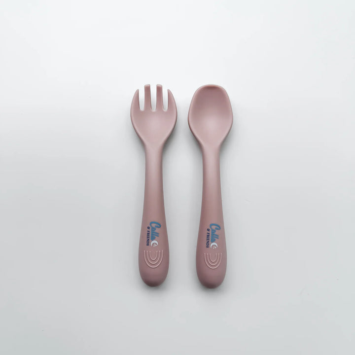 My First Silicone Utensils - Petal Pink