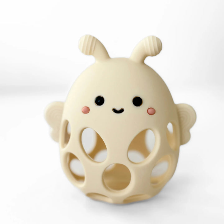 Garden Party Collection - Honey Bee Teether - Lemon