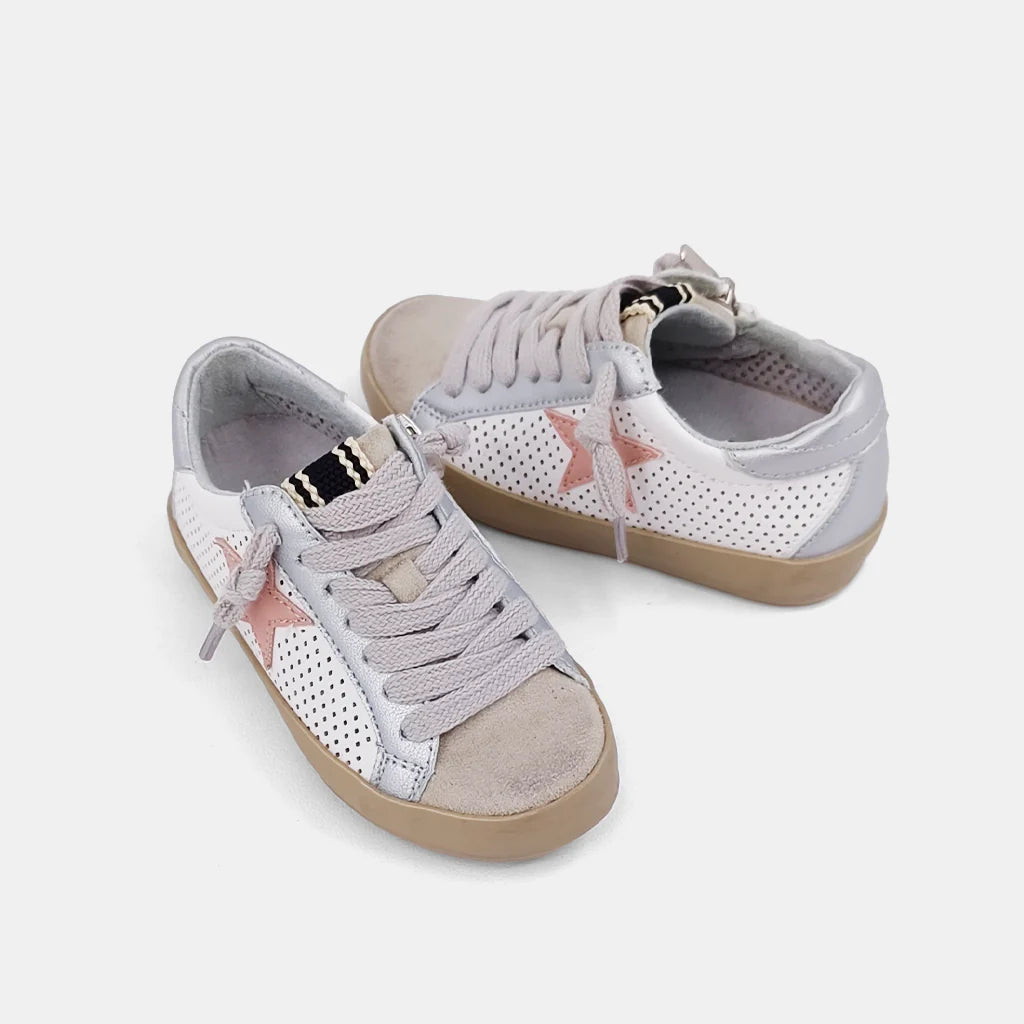 ShuShop - Kids Paula Sneaker - White Perf