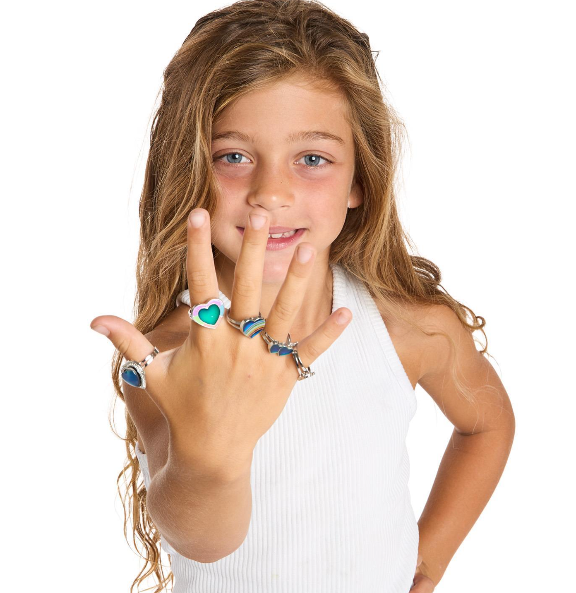 Cupcakes & Cartwheels - Heart Mood Ring