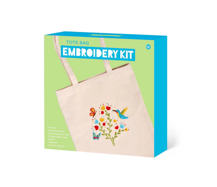 Cupcakes &amp; Cartwheels - Stitch Embroidery Tote Bag Kit