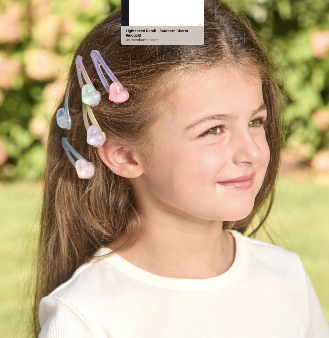 Cupcakes & Cartwheels - Set of 5 Hair Clips in Gift Box