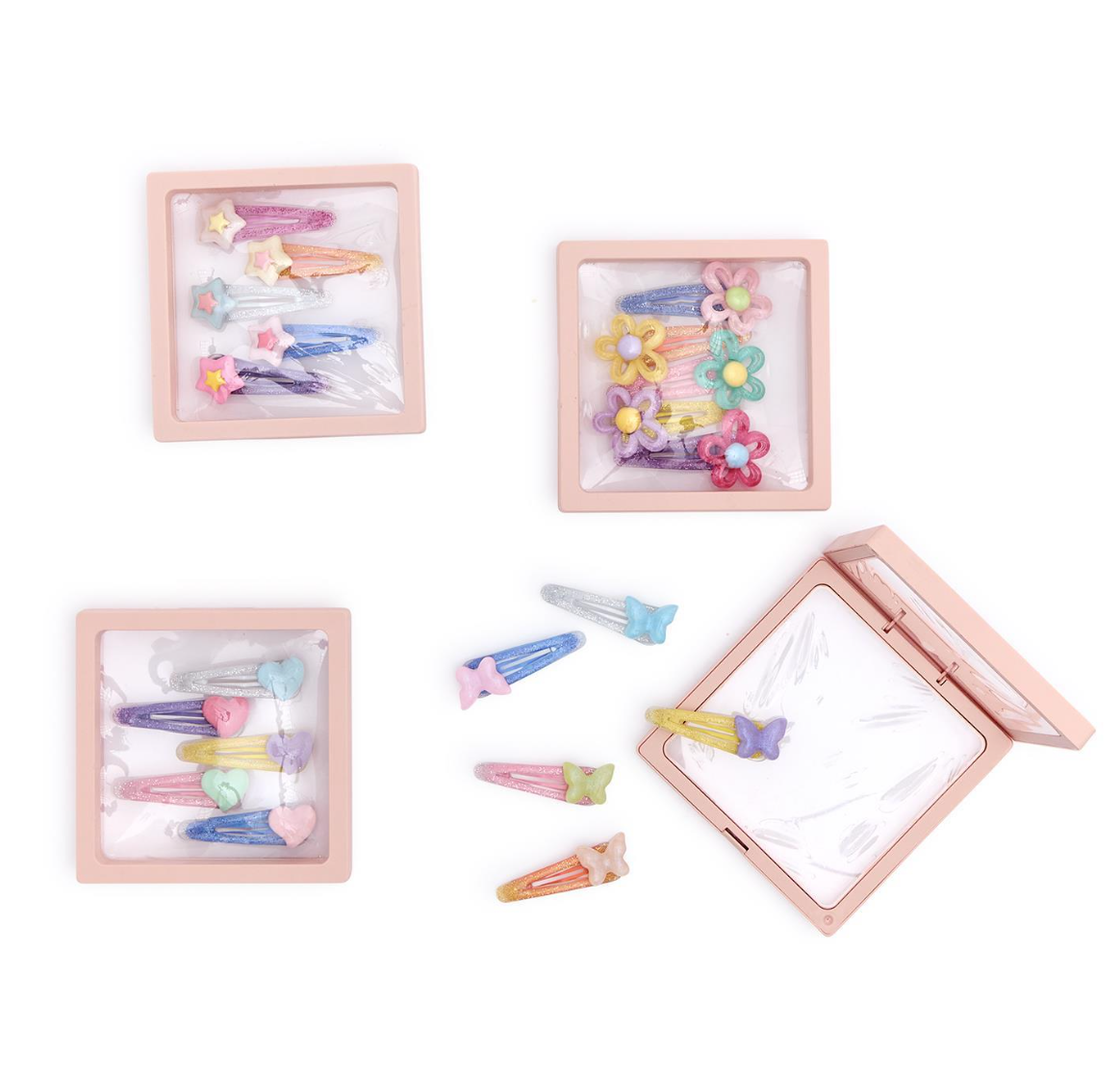 Cupcakes & Cartwheels - Set of 5 Hair Clips in Gift Box