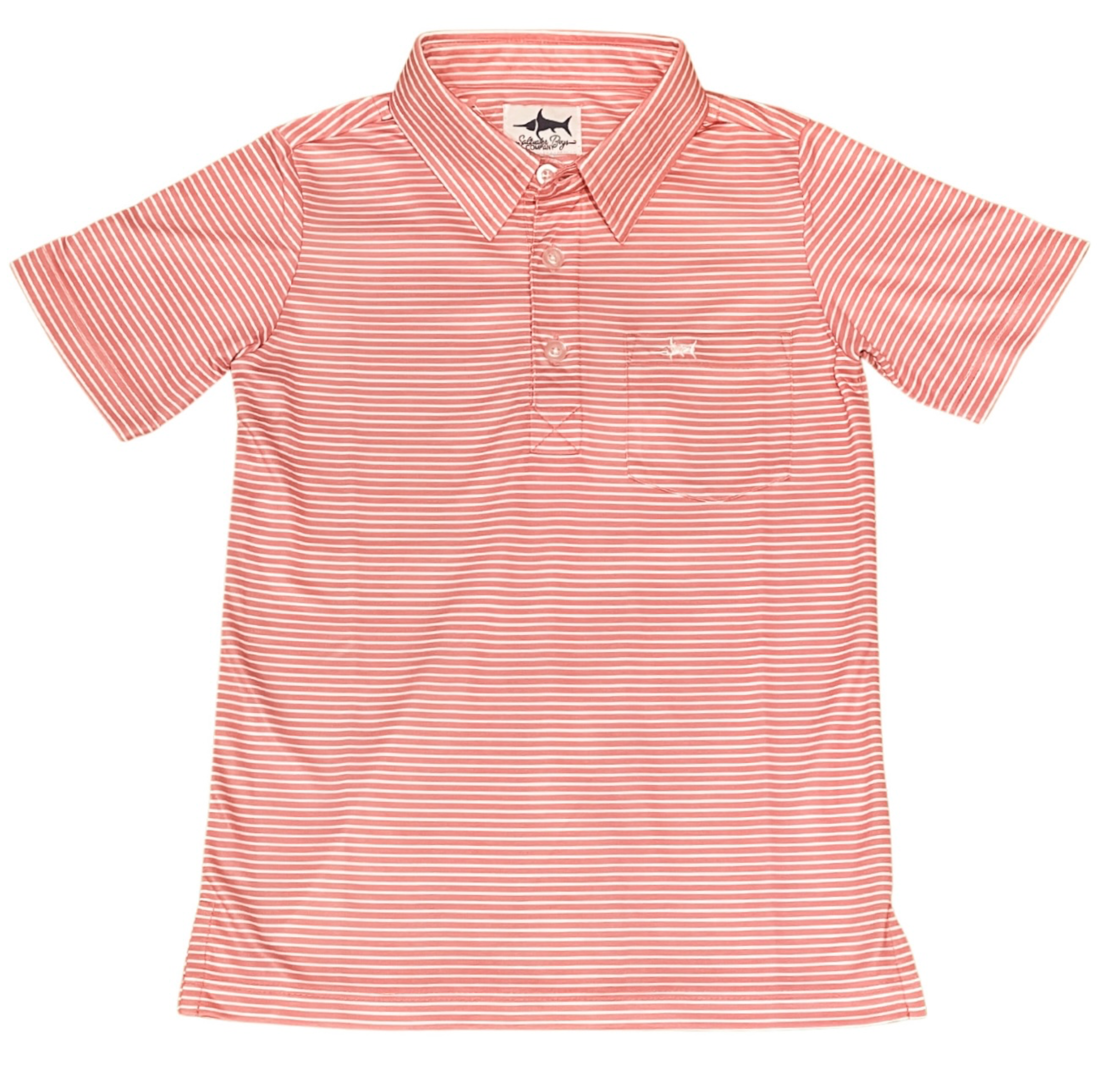 Saltwater Boys Company - White Offshore Fishing Polo 3T