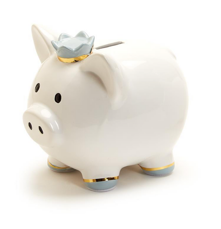 Cupcakes &amp; Cartwheels - Piggy Bank with Crown