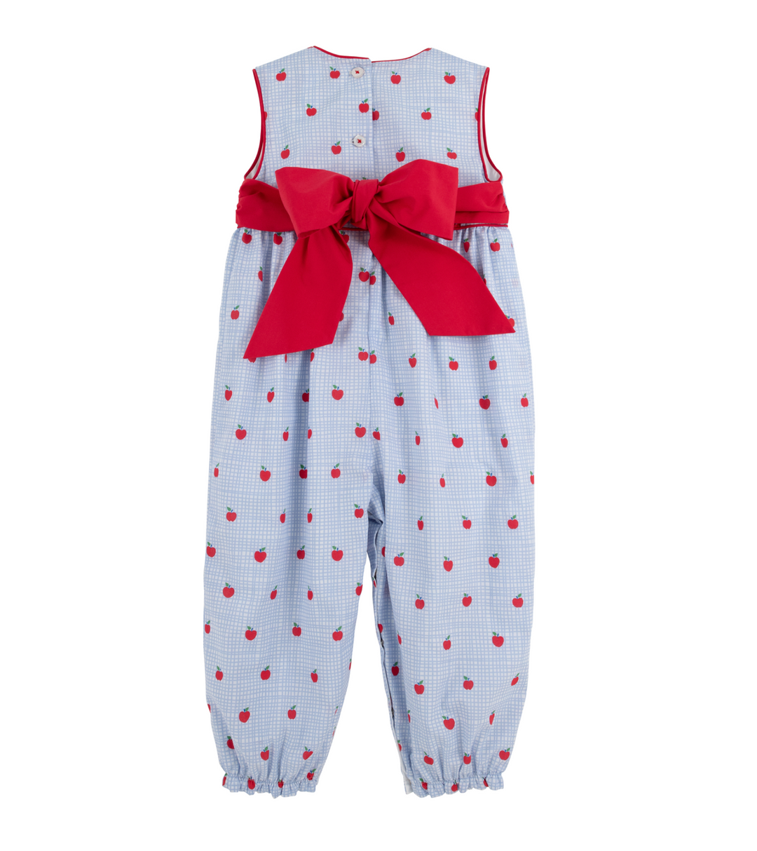 The Beaufort Bonnet Company - Sleeveless Rebecca Romper - Apple Of My Eye/Richmond Red *FINAL SALE*