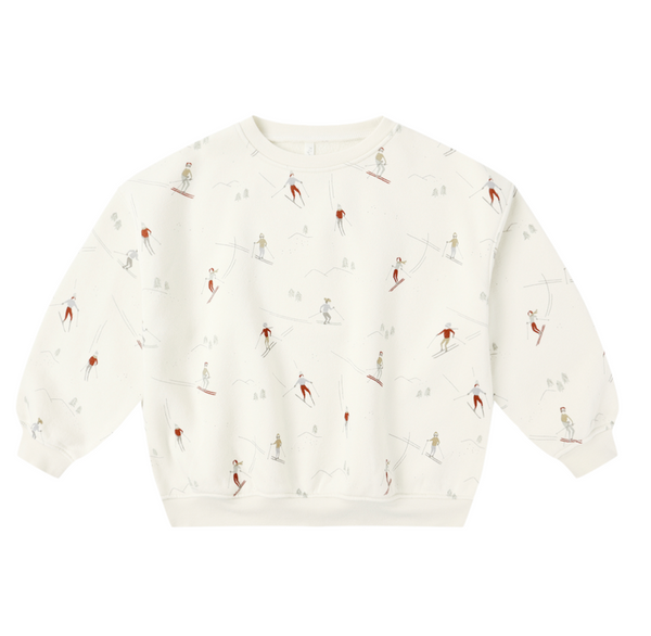 Rylee + Cru - Relaxed Sweatshirt | Skiers - Natural *FINAL SALE*