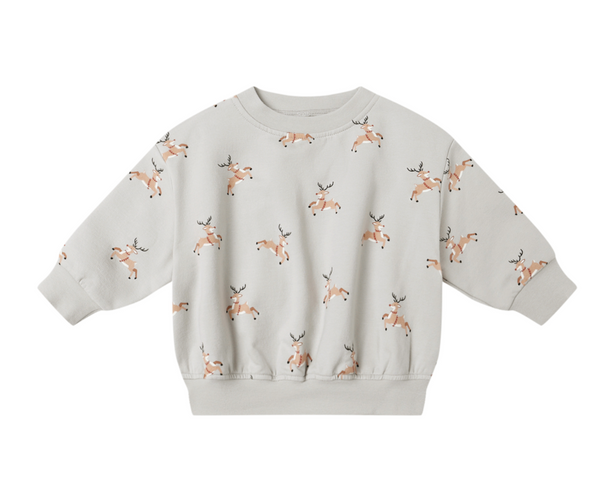 Quincy Mae - Relaxed Sweatshirt - Reindeer
