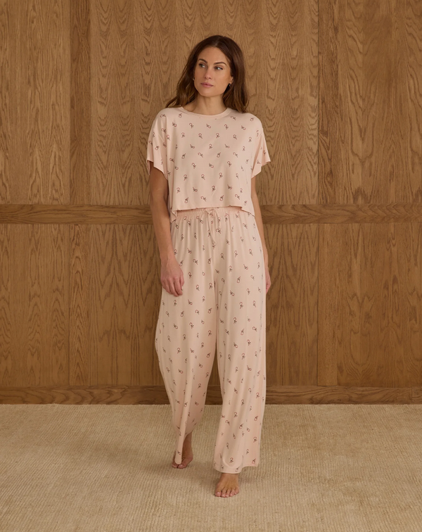 Rylee + Cru -  Women’s Ruthie Set | Candy Canes - Petal