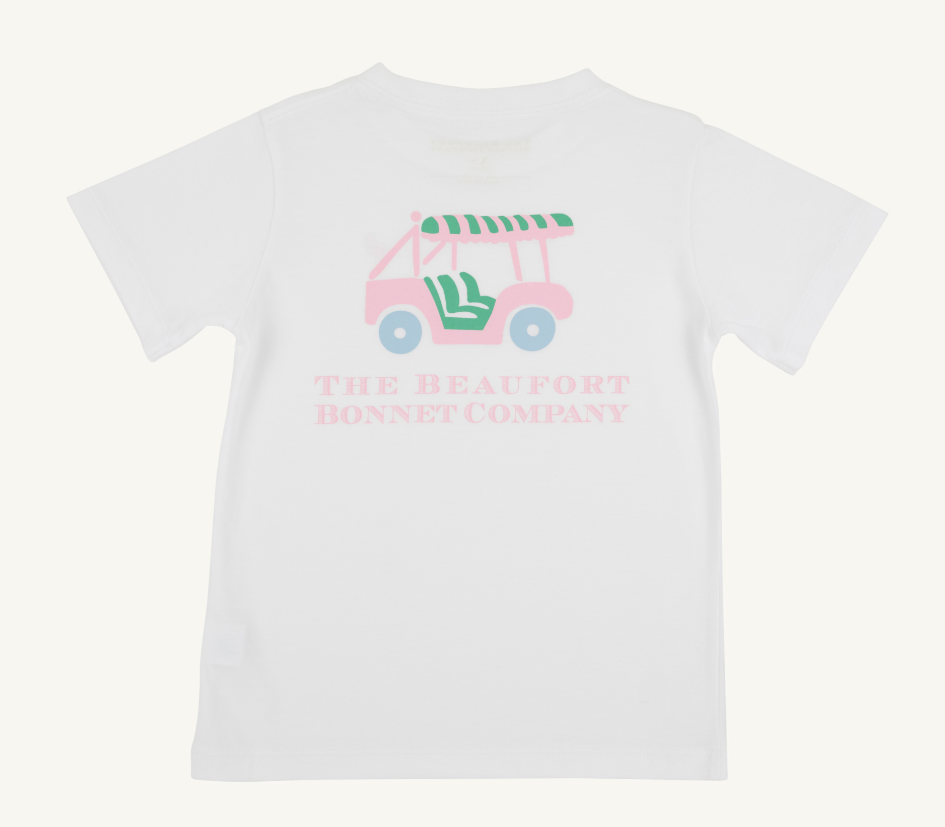 The Beaufort Bonnet Company - Sir Proper's T-Shirt - Worth Avenue White/Golf Cart