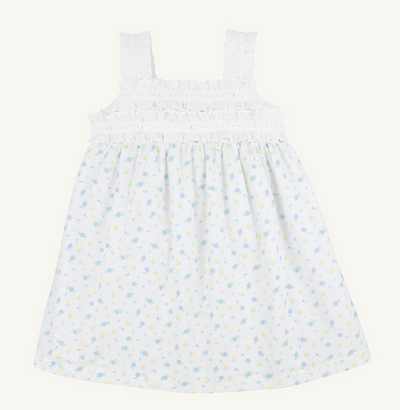 The Beaufort Bonnet Company - Babs Dress - Dunwoody Daisy/Worth Ave White
