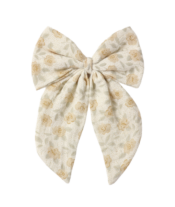 Rylee + Cru - Oversized Bow - Yellow Floral