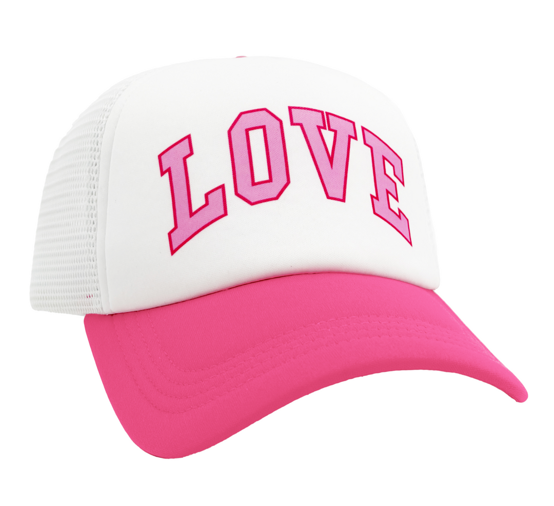 Feather 4 Arrow - Trucker Hat - Pink Sunset