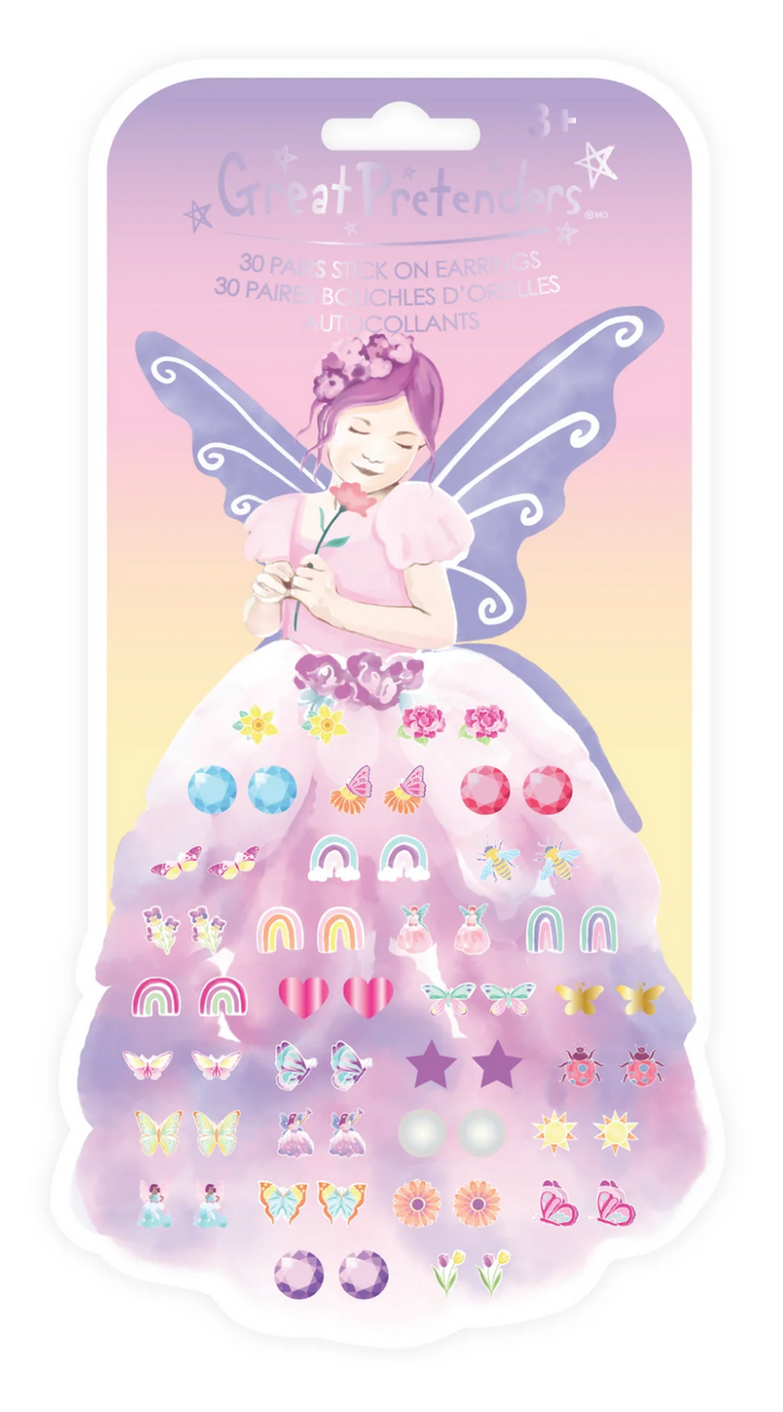 Great Pretenders -  Butterfly Fairy Stick On Earrings