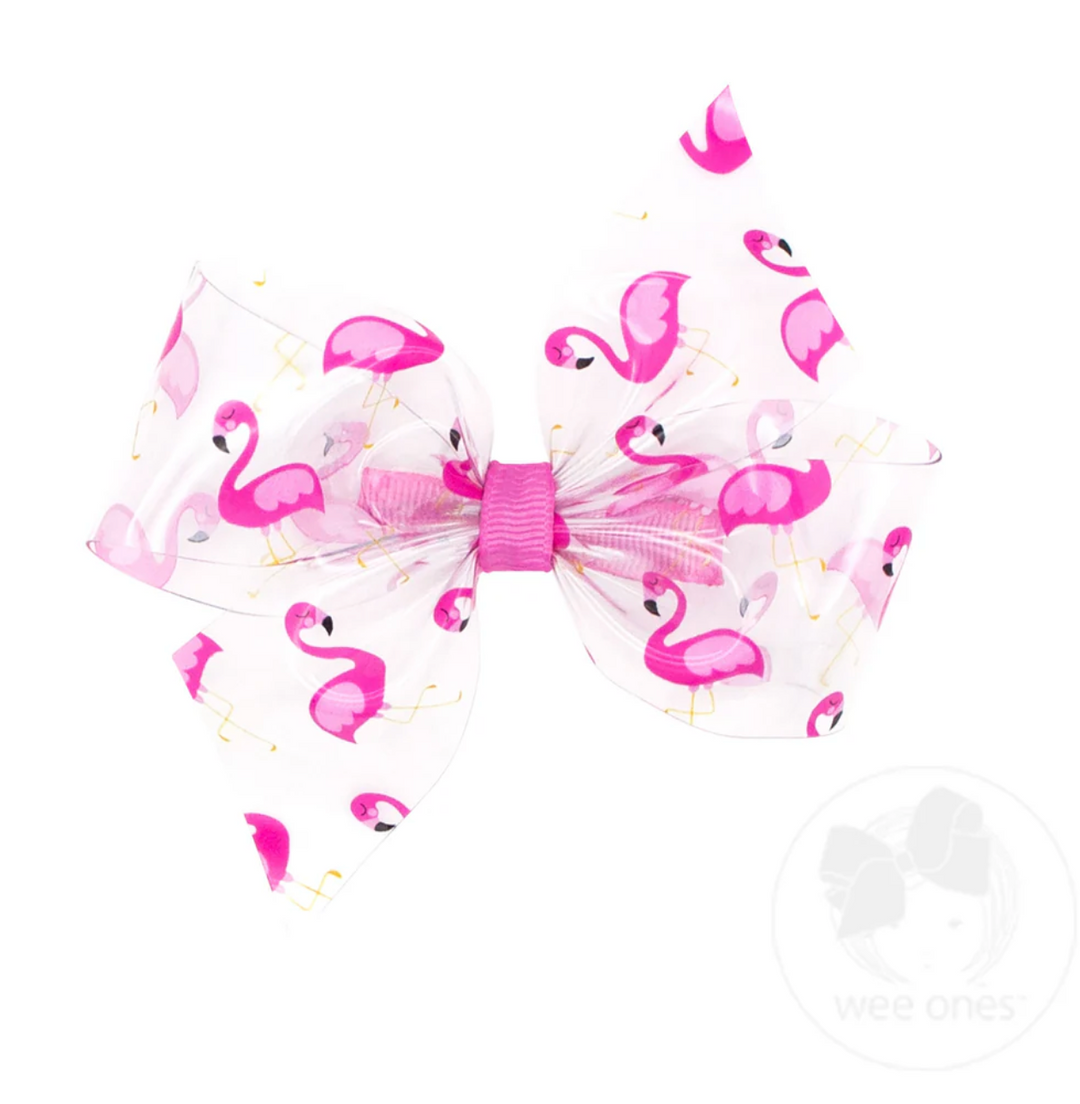 Wee Ones - Medium WeeSplash Printed Bow
