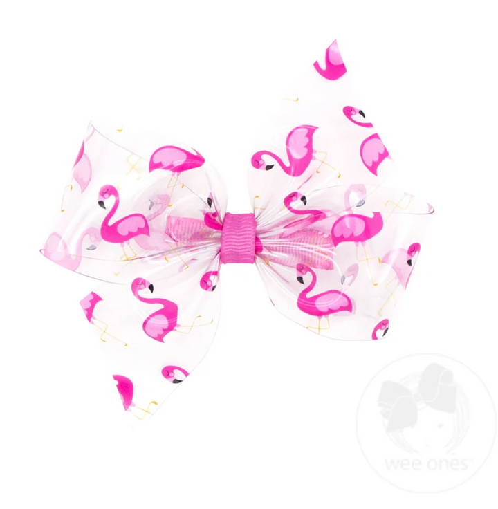 Wee Ones - Medium WeeSplash Printed Bow