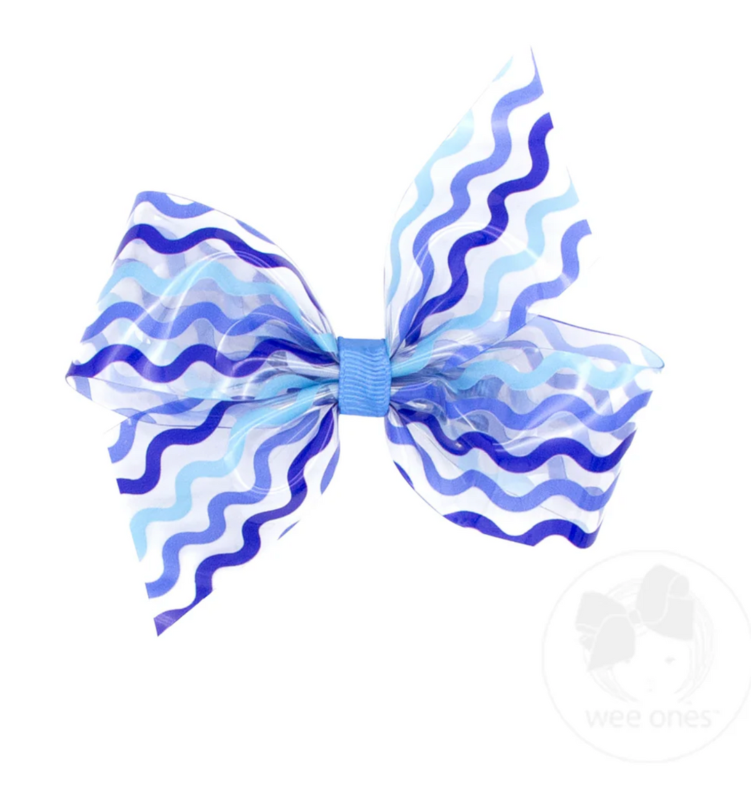 Wee Ones - Medium WeeSplash Printed Bow
