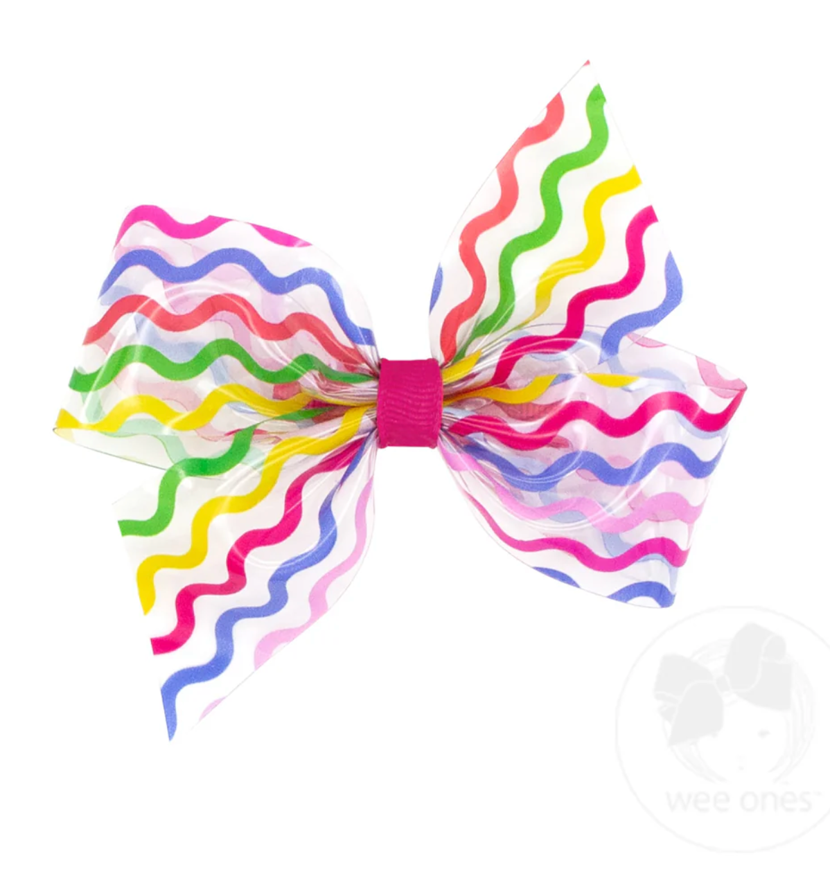 Wee Ones - Medium WeeSplash Printed Bow