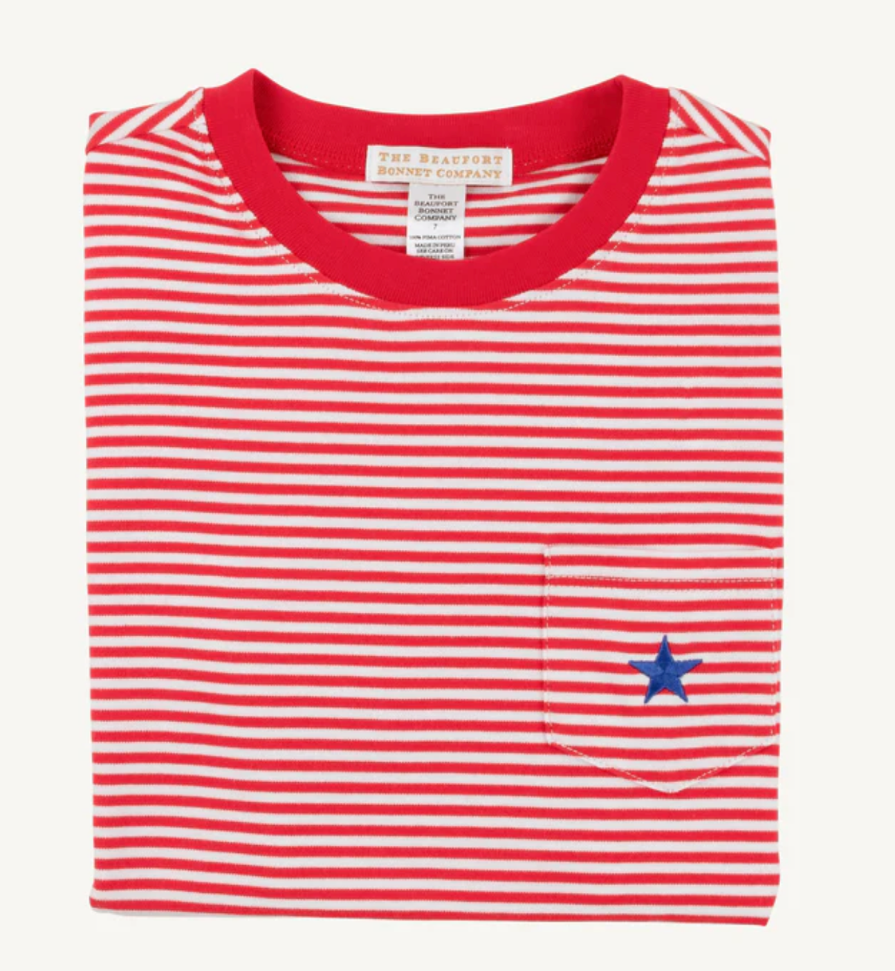 The Beaufort Bonnet Company - Carter Crewneck - Richmond Red Stripe