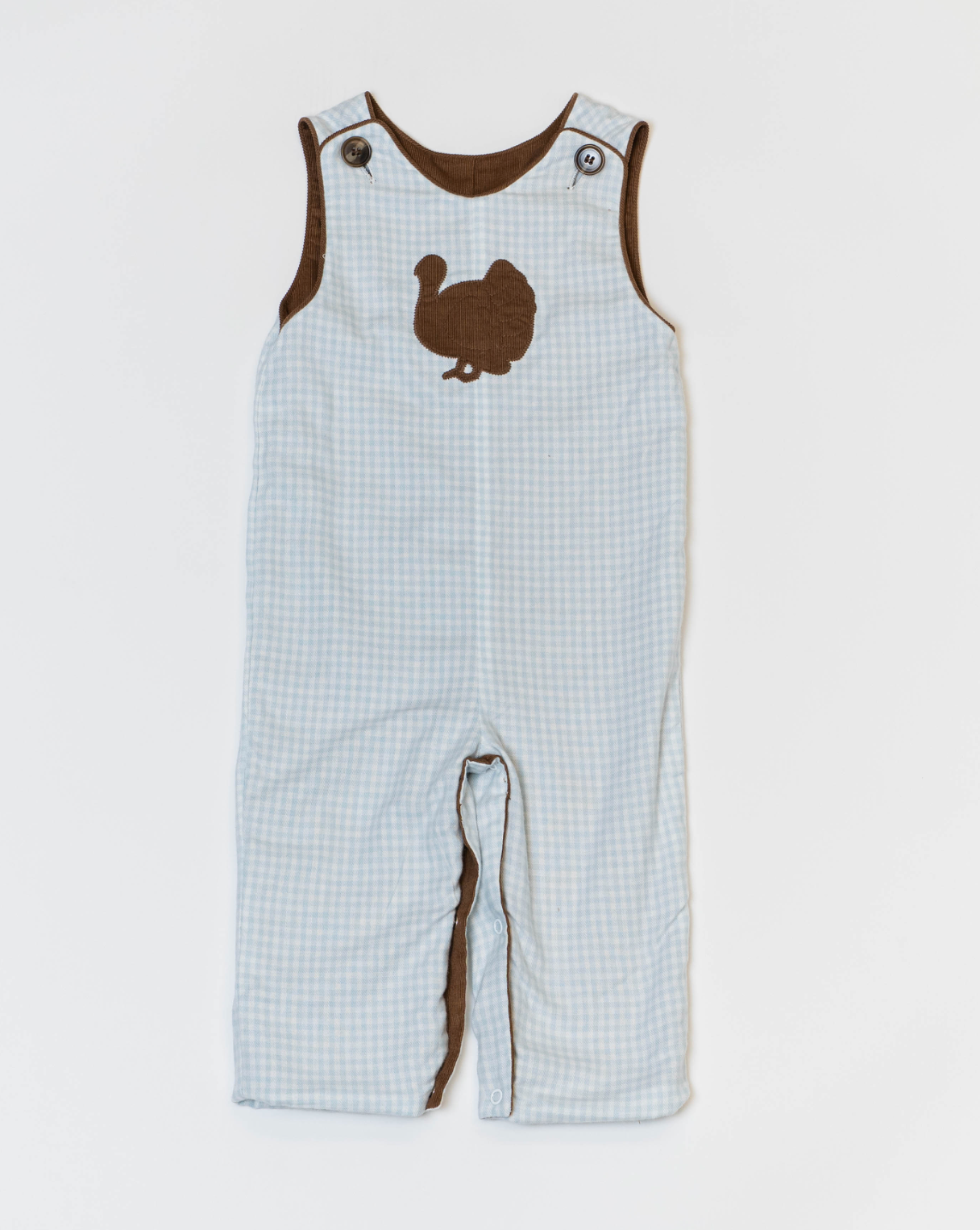 Saltwater Boys Company - Rivers Reversible Longall - Light Blue Check