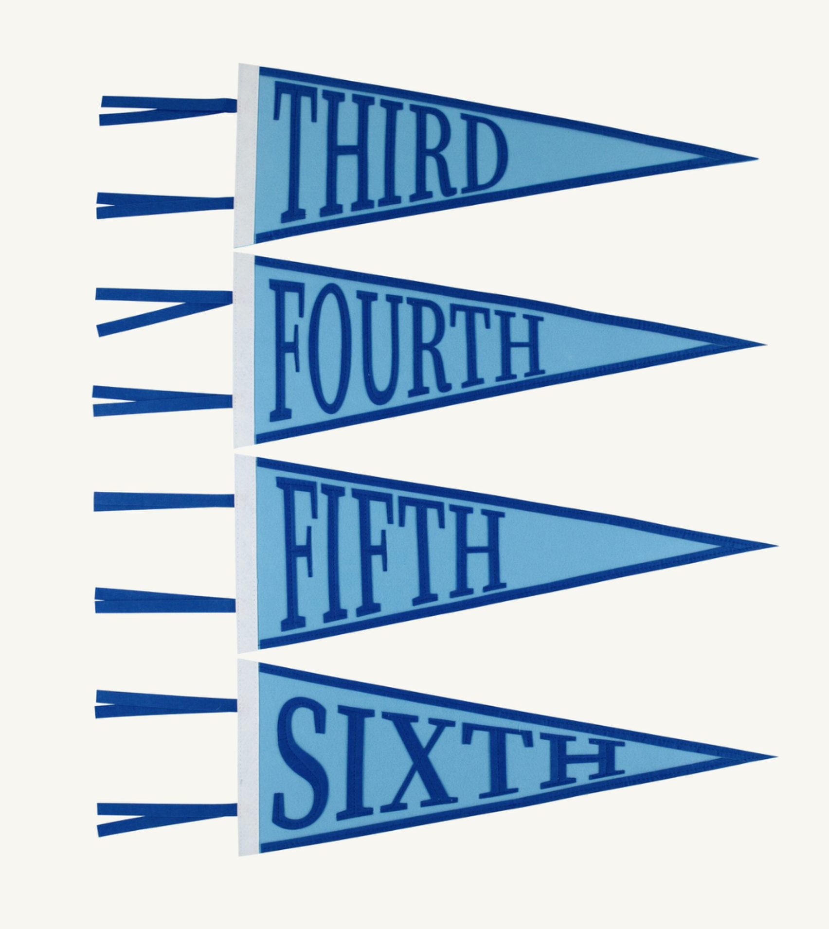 The Beaufort Bonnet Company - Picture Perfect Pennants - Brookline Blue/Rockefeller Royal/Worth Avenue White