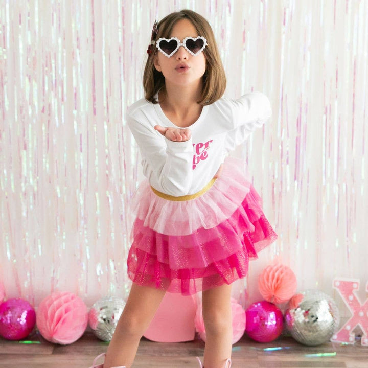 Sweet Wink - Pink Petal Tutu - Dress Up Skirt - Kids Valentine&