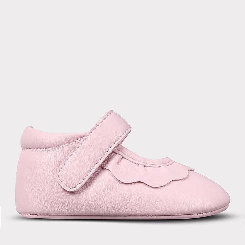 Oomphies - Amina Girls Hook & Loop Crib Shoe