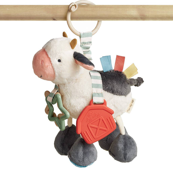 Itzy Ritzy - Cow Itzy Friends Link &amp; Love™ Activity Plush