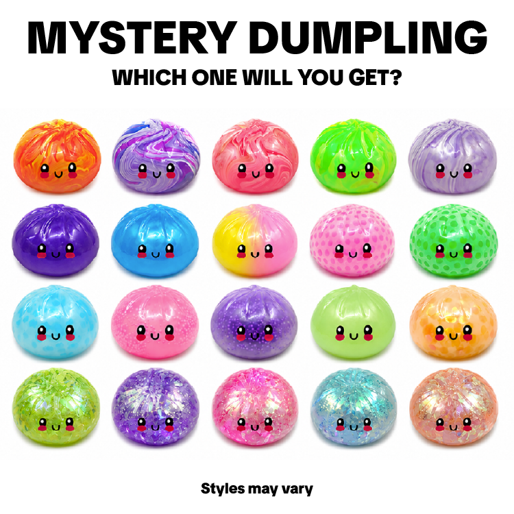 Novelty Brands - Fun Doh BLIND BOX Squishy Steamer Dumpling VIRAL