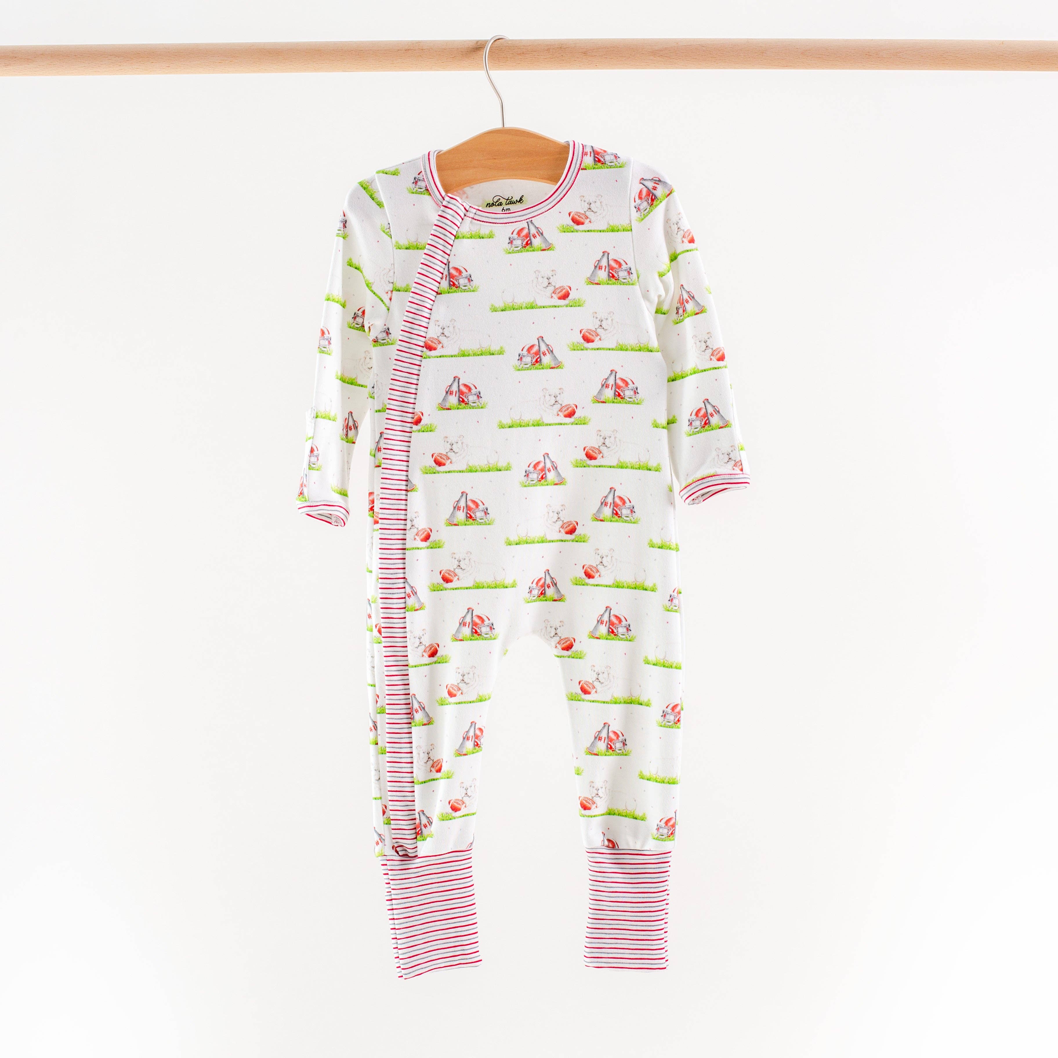 Nola Tawk - Mascot Mania in Georgia Organic Cotton Kids Pajamas