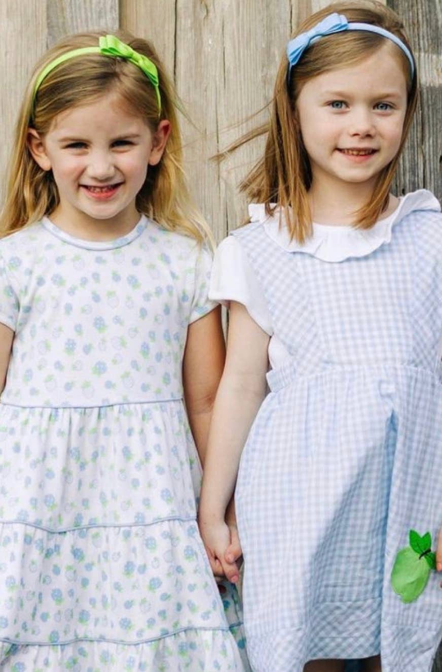 Lolo Headbands and Accessories - Essential Bow Headband - Light Blue *FINAL SALE*