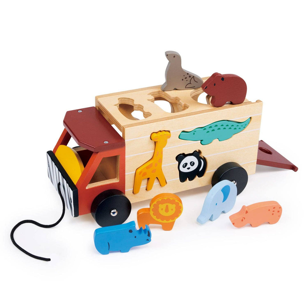 Mentari Toys - Shape Sorting Safari Truck