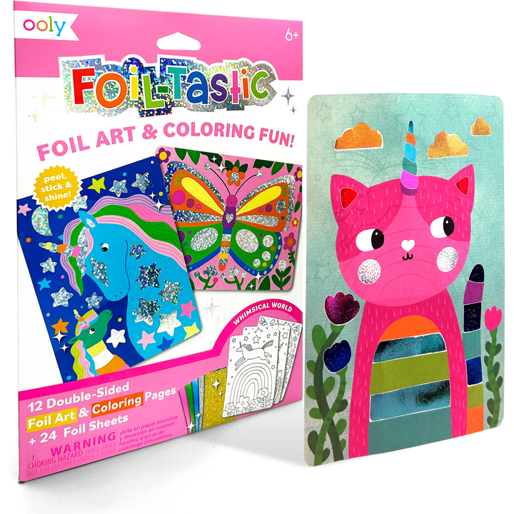 OOLY - Foil-tastic Foil Art Kit: Whimsical World