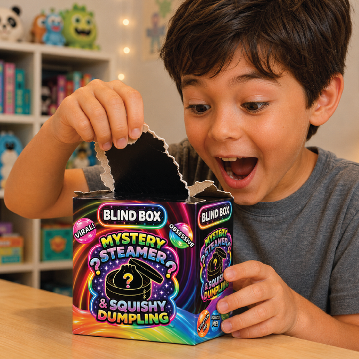 Novelty Brands - Fun Doh BLIND BOX Squishy Steamer Dumpling VIRAL