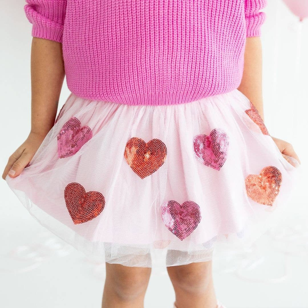 Sweet Wink - Sequin Heart Valentine's Day Tutu