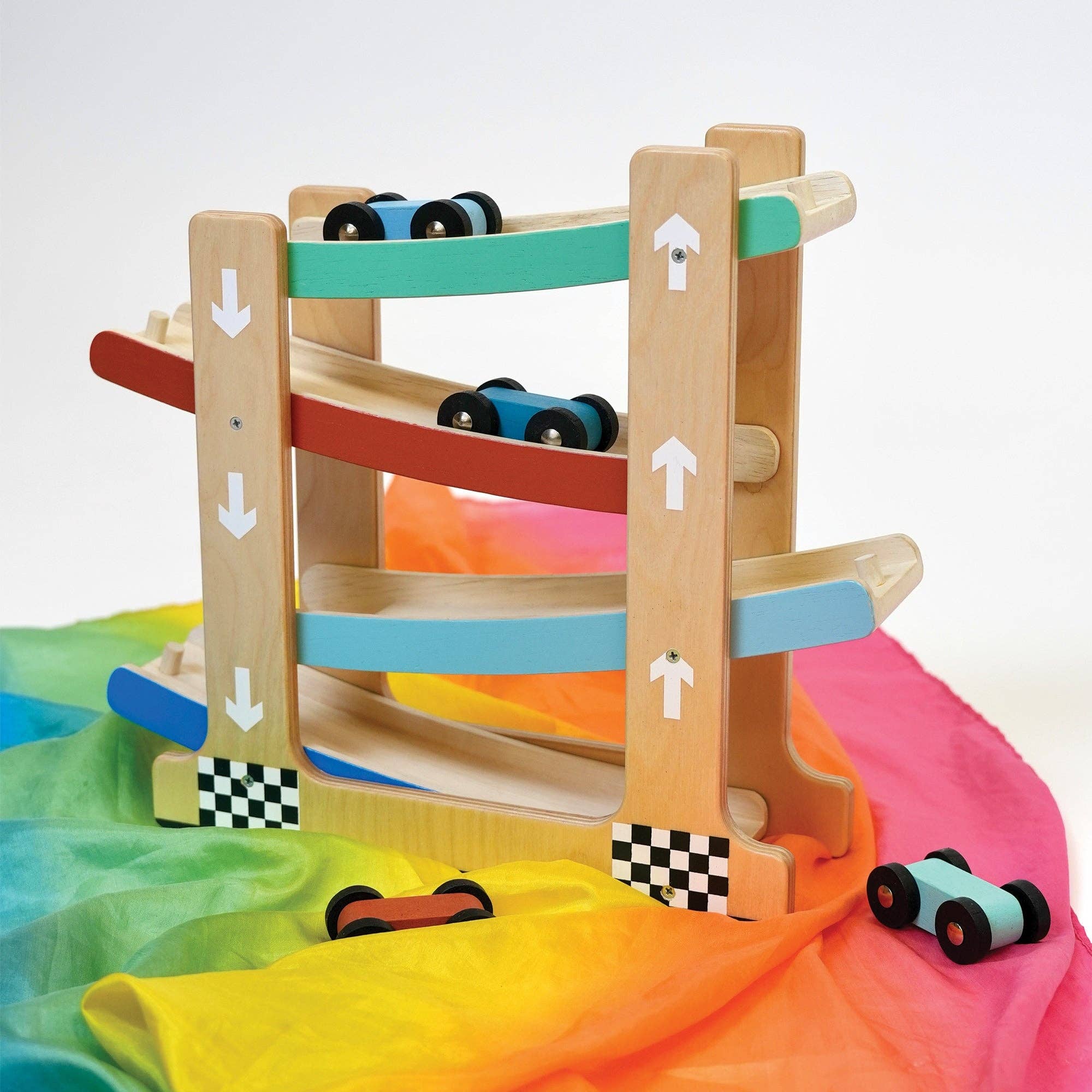 Mentari Toys - Wooden Ramp Racer Toy