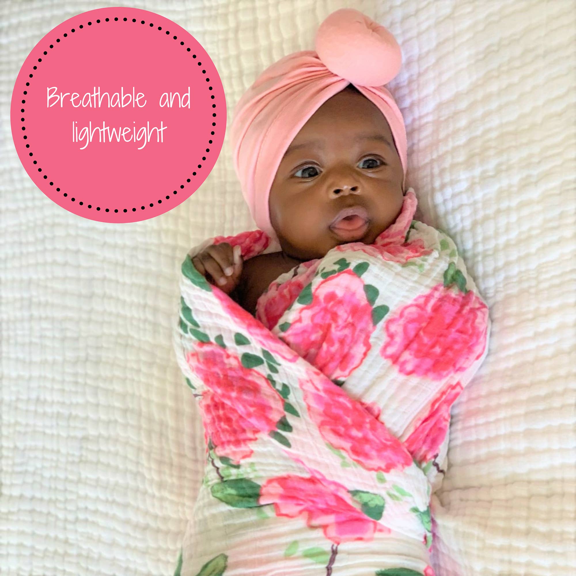 LollyBanks - Live Life in Full Bloom Baby Swaddle Blanket