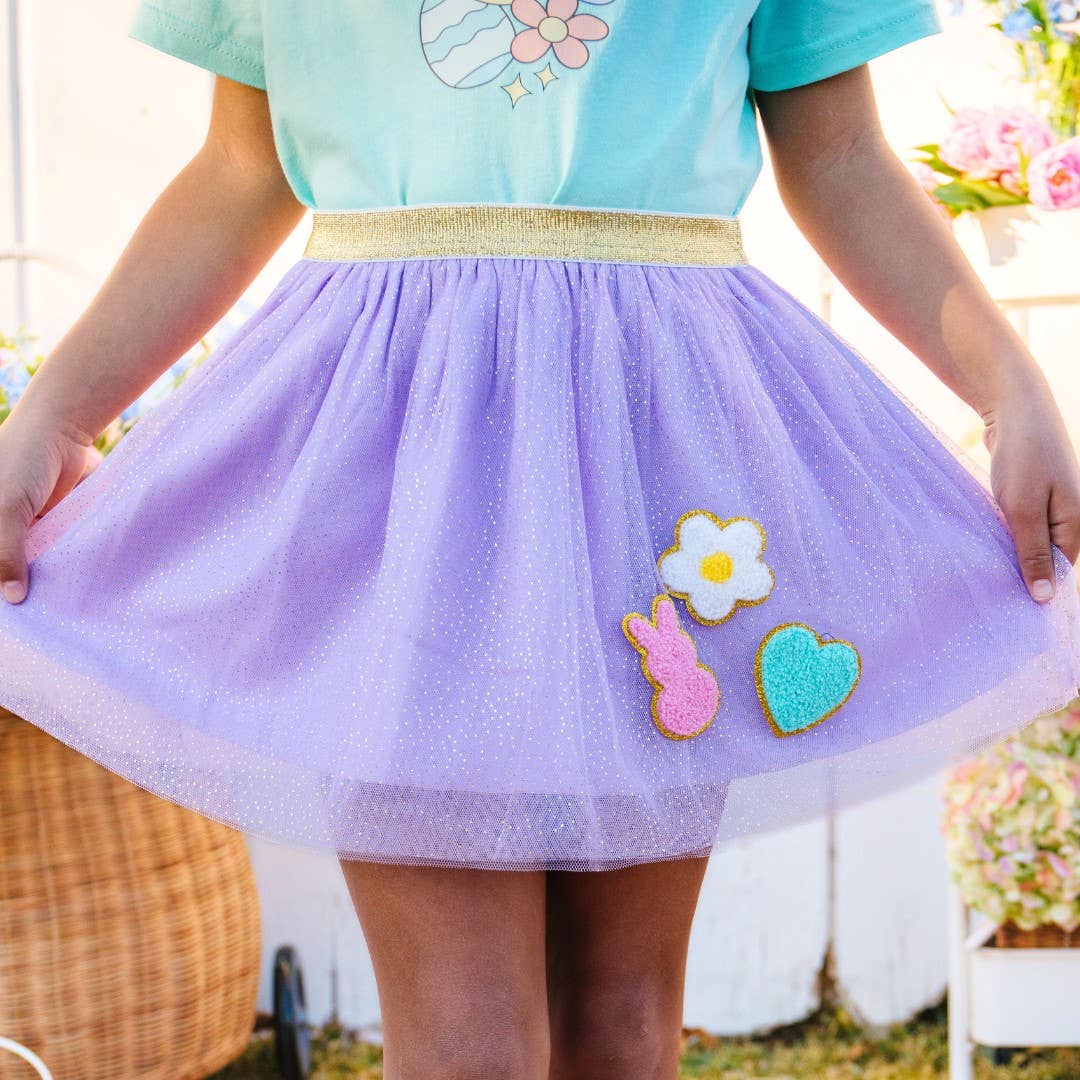 Sweet Wink - Bunny Patch Easter Tutu - Dress Up Skirt - Kids Easter Tutu