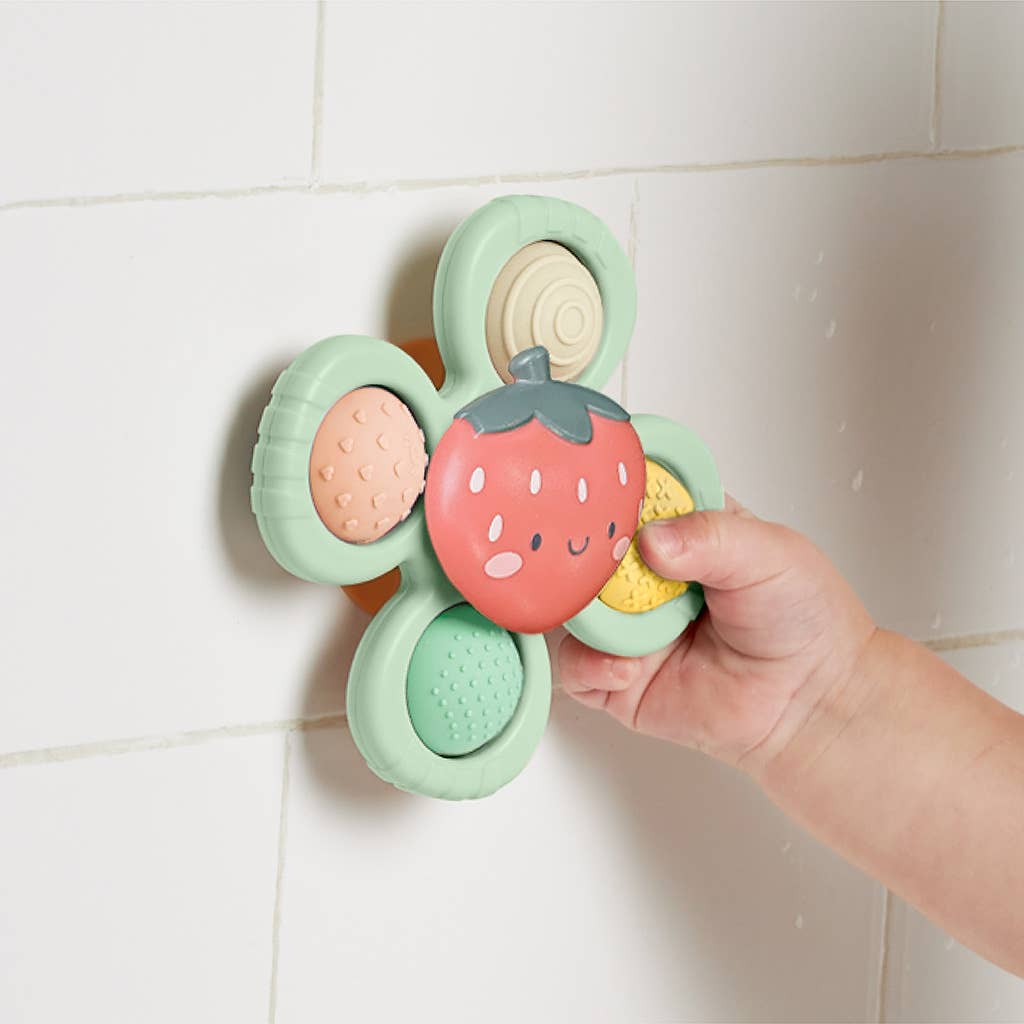 Itzy Ritzy - Itzy Pop & Whirl™ - Bath + Travel Toy: Smile