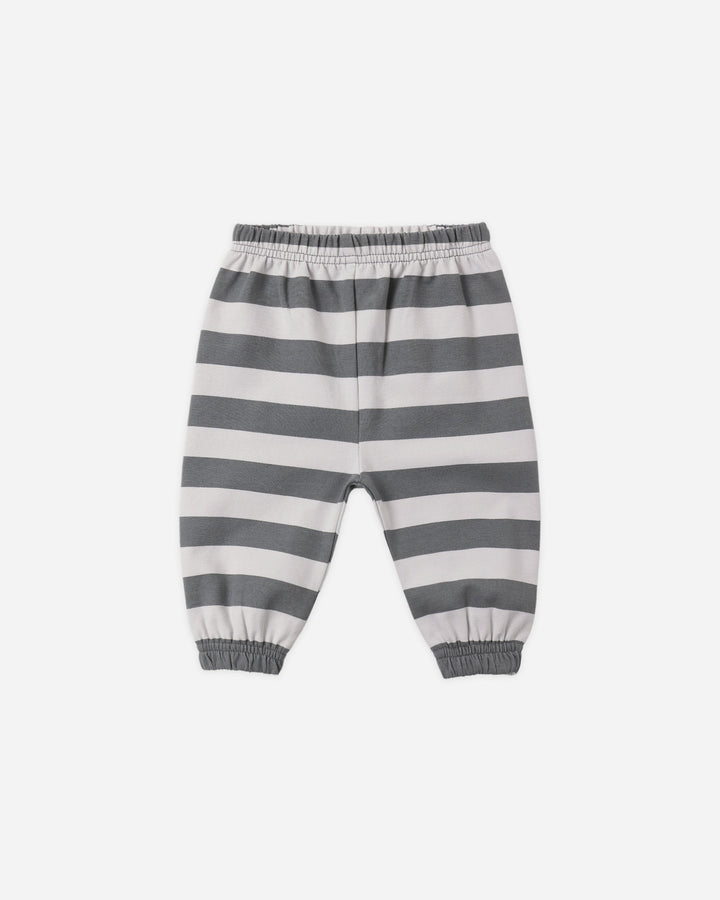 Quincy Mae - Oversized Sweatpants - Midnight Stripe