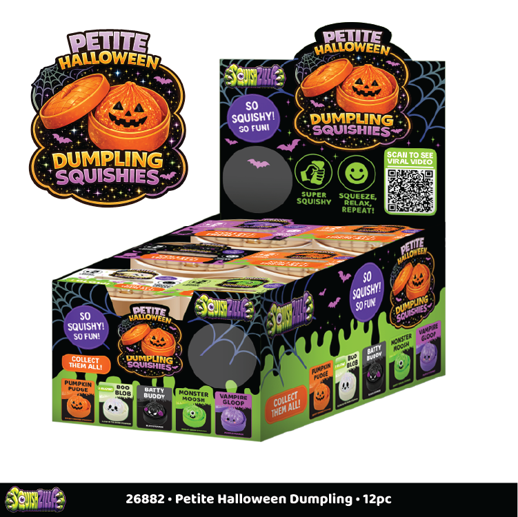 Novelty Brands - Fun Doh Petite Spooky Halloween Squishy Dumpling